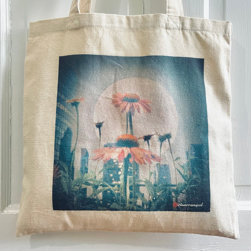 Moonflower Canvas Tote