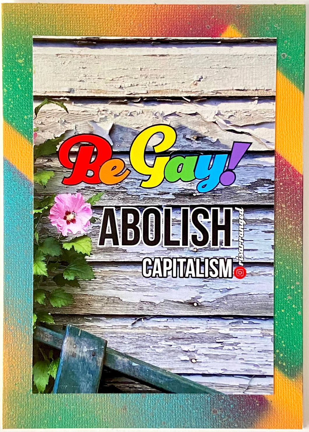 Be Gay! Greeting Card