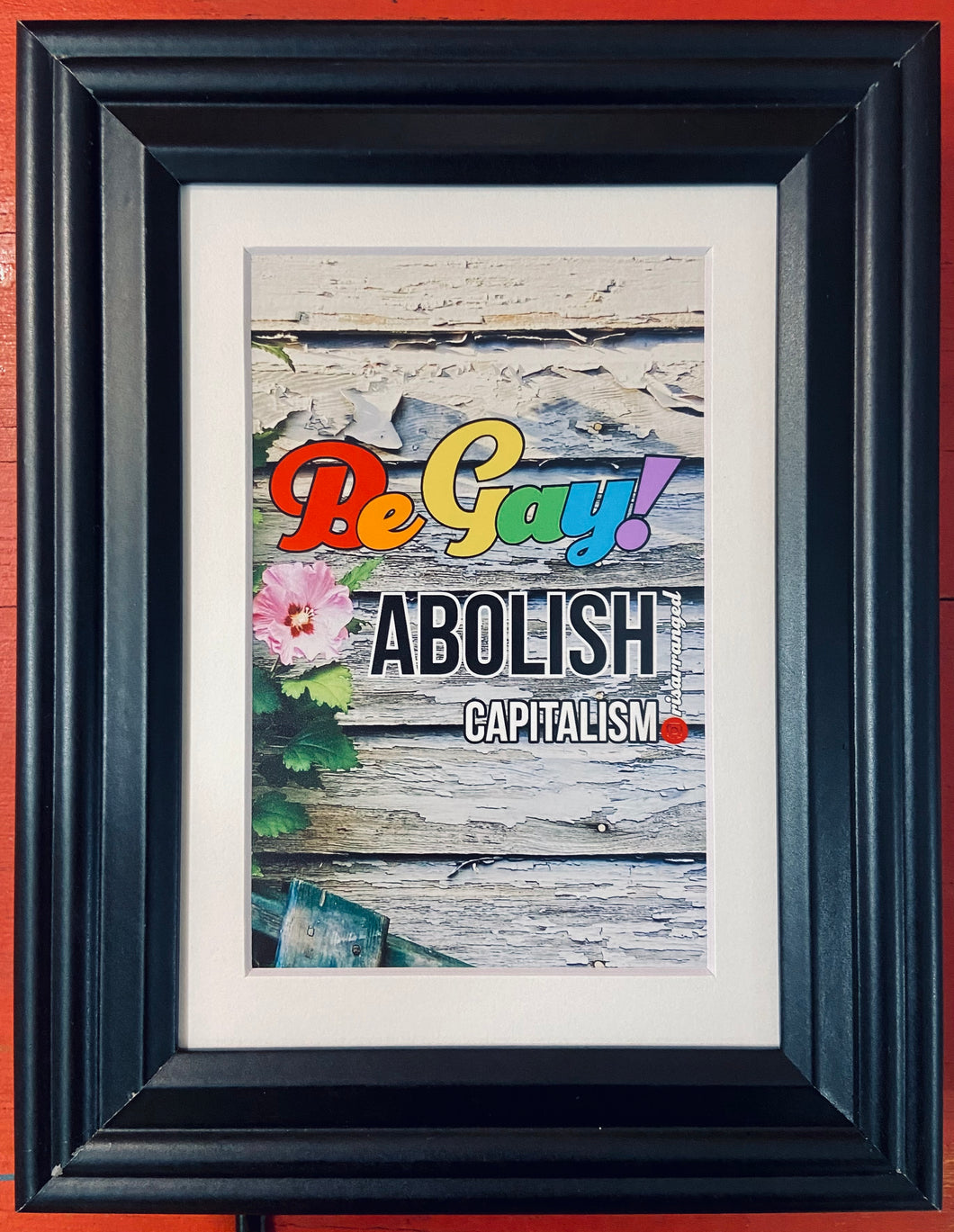 Be Gay! Framed Photographic Art Print