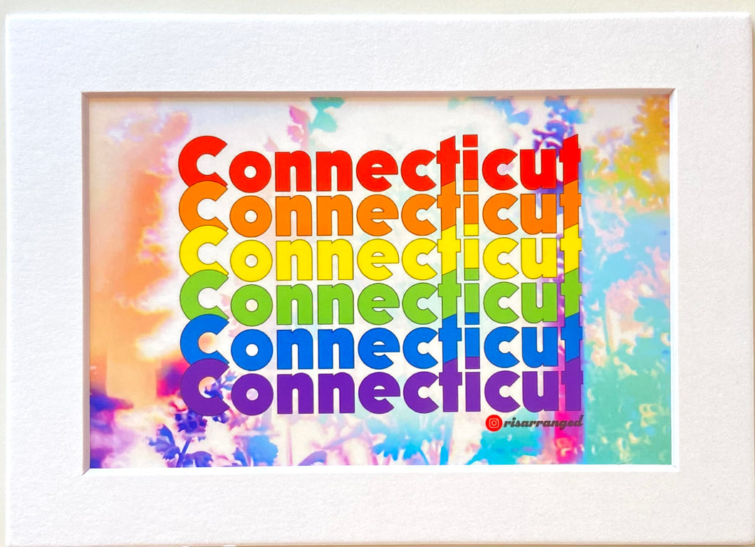 Connecticut Pride Matted Photographic Art Print